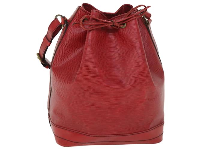 LOUIS VUITTON Epi Noe Shoulder Bag Red M44007 LV Auth bs8629 Leather  ref.1082627