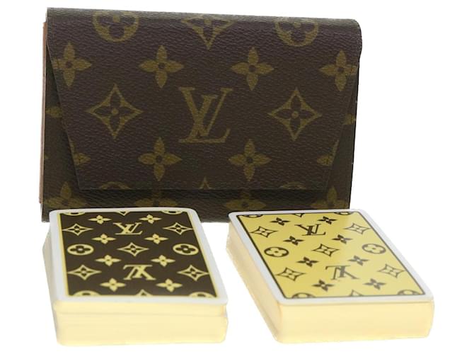 LOUIS VUITTON Monogram Playing Cards Case LV Auth bs8667 Toile Monogramme  ref.1082750