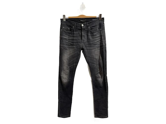 SAINT LAURENT Jeans-T.US 30 Baumwolle Schwarz  ref.1082780