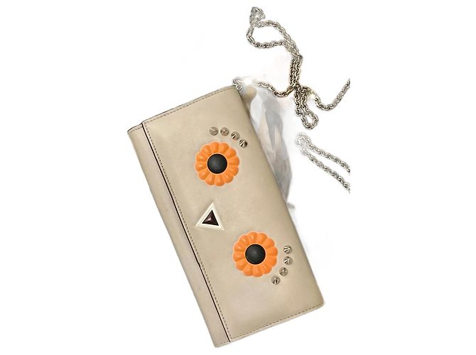 FENDI Wallets T.  Leather Beige