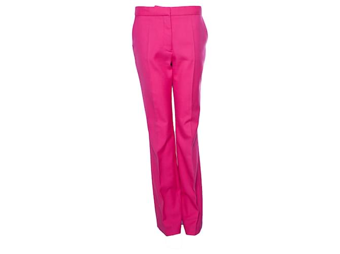 Stella Mc Cartney Stella Mccartney, Fuchsia pantalon Pink Wool  ref.1082802