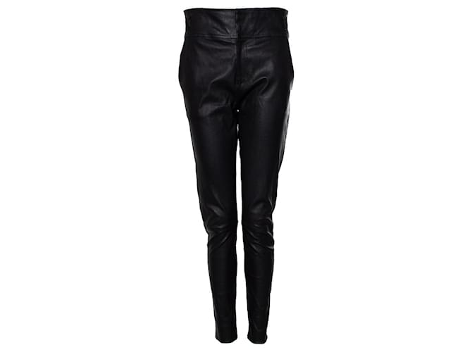 Autre Marque DNA, Pantalon cuir noir  ref.1082805