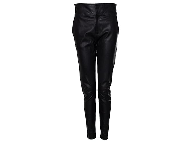Autre Marque DNA, Black leather trousers  ref.1082805