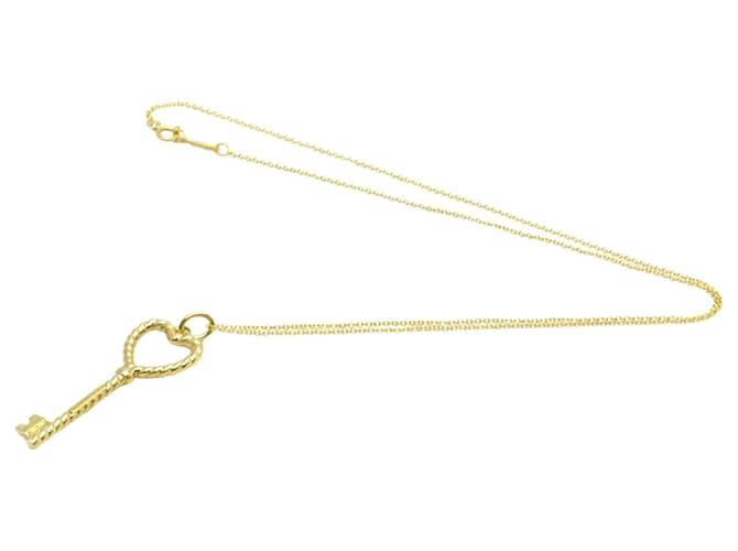 Coração chave Tiffany & Co Dourado Ouro amarelo  ref.1082832