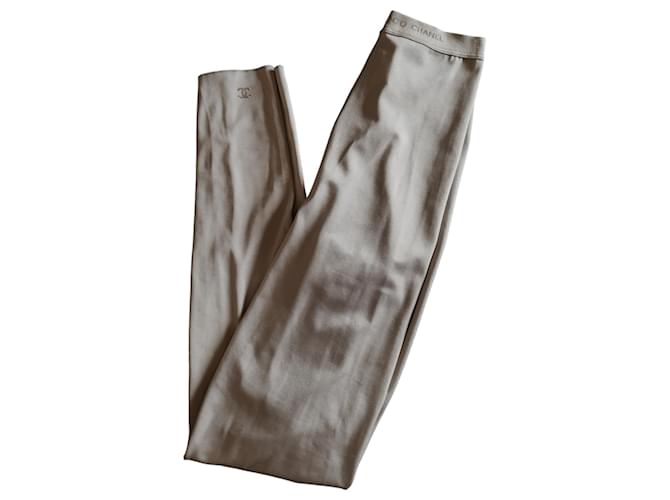 Chanel gray leggings - Fall Winter Collection 2021 Grey Polyamide  ref.1082843