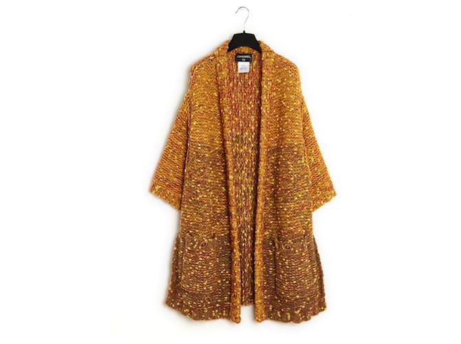 Chanel Ricorrere 2015 Gilet Maxi IT36/44  Maxi cardigan in lana e alpaca Multicolore  ref.1082916