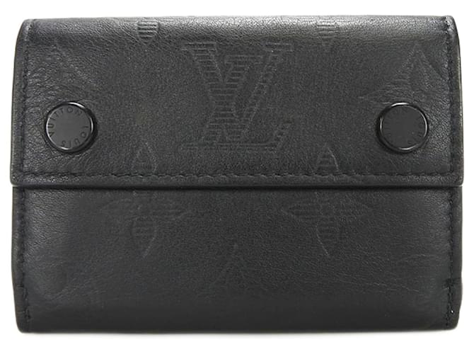 Louis Vuitton Compact Discovery Schwarz Leder  ref.1082960