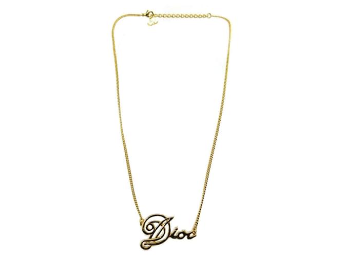 Dior-Logo Golden Metall  ref.1082981