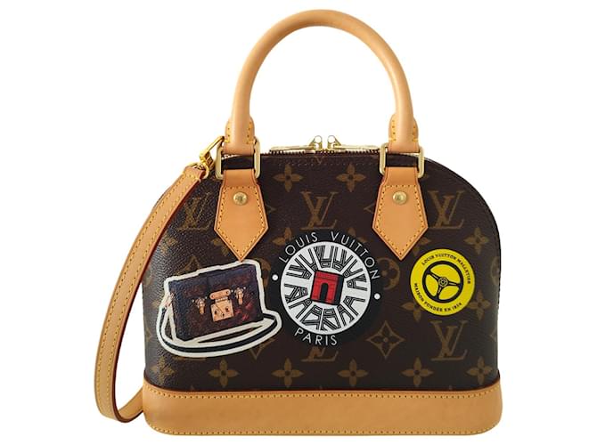 Louis Vuitton Alma BB bag in monogram canvas Brown Cloth  ref.1082997