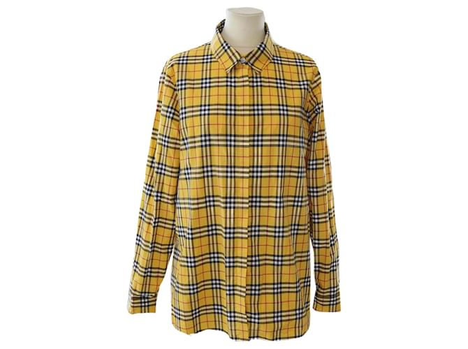 Burberry shop shirt yellow