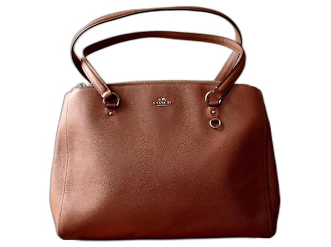 Coach Handbag Camel Leather  ref.1083212
