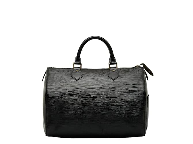 Louis Vuitton Epi Speedy 30 M59022 Black Leather Pony-style calfskin  ref.1083267
