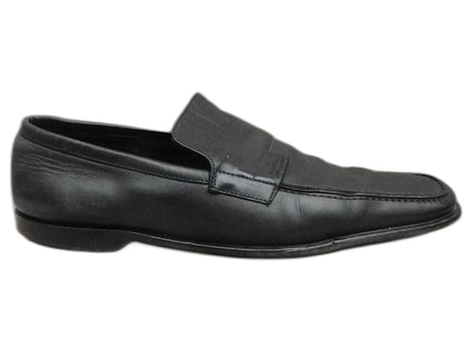 gucci p loafers 45 Black Leather  ref.1083353