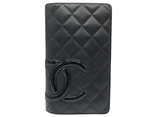 Chanel Cambon Cuir Noir  ref.1083736