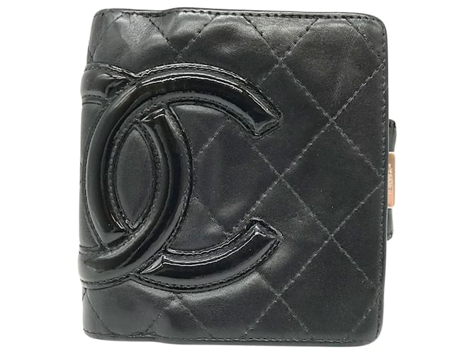 Chanel Cambon Black Leather  ref.1083795