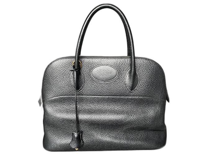 Hermès Bolide 35 Black Leather  ref.1083896