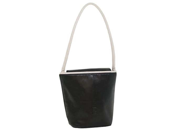 FENDI Shoulder Bag Leather Black Auth ar10320  ref.1083940