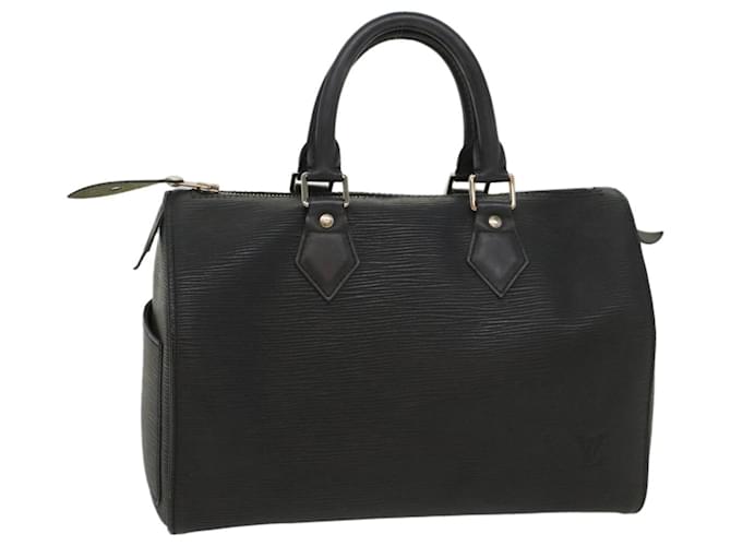 Louis Vuitton Epi Speedy 25 Sac à main Noir M43012 Auth LV 54493 Cuir  ref.1084035