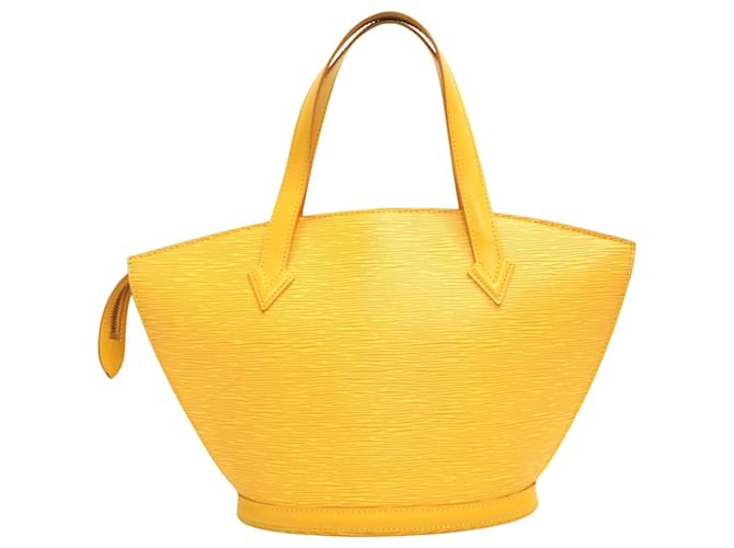Louis Vuitton Saint Jacques Yellow Leather  ref.1084149
