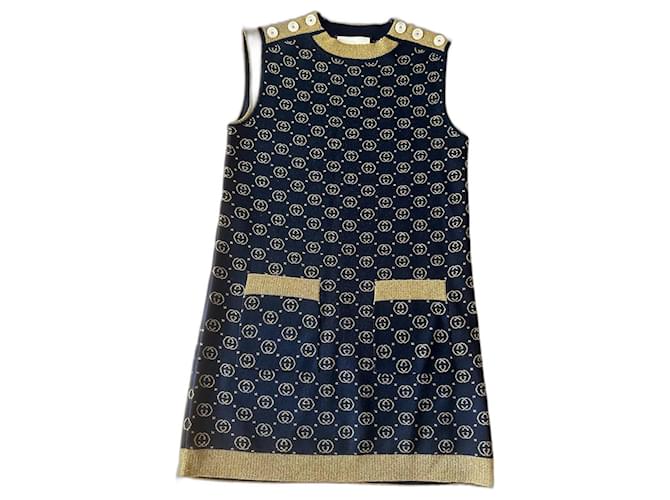ワンピース GUCCI DARK BLUE WOOL DRESS 819818_XDC9E_4100_001_100_0000