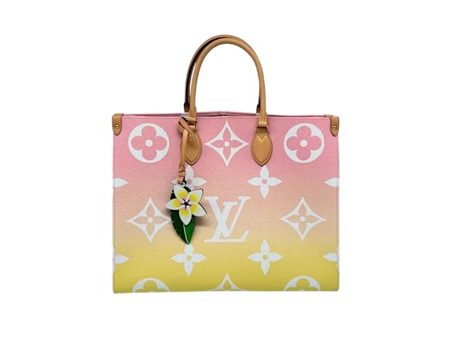 Louis Vuitton Onthego GM by the Pool Gradient Pastel Light Pink Fullset / Nuovo Multicolore  ref.1084347