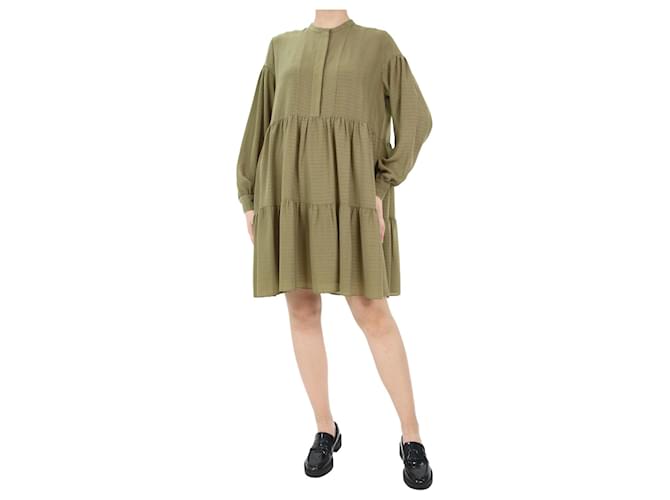 Autre Marque Khaki Margo shirt dress - size S Green Polyester  ref.1084590