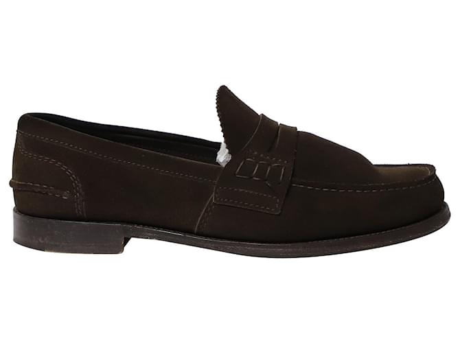 Church's Pembrey Rodeo Loafers in Brown Suede  ref.1084952