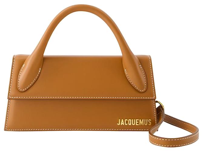 Le Chiquito Long - Jacquemus - Cuir - Light Brown 2 Leather  ref.1085034