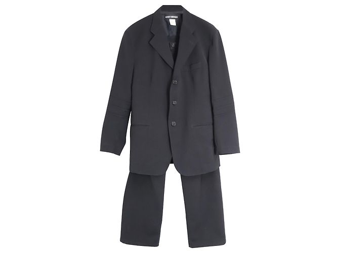 Issey Miyake Suit Size in Black Polyester