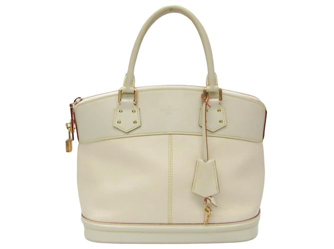 Louis Vuitton Suhali Branco Couro  ref.1085199