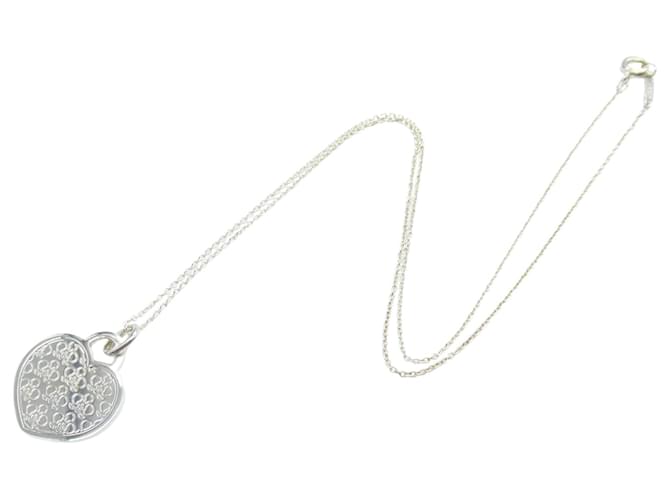 Tiffany & Co Heart Silvery Silver  ref.1085298