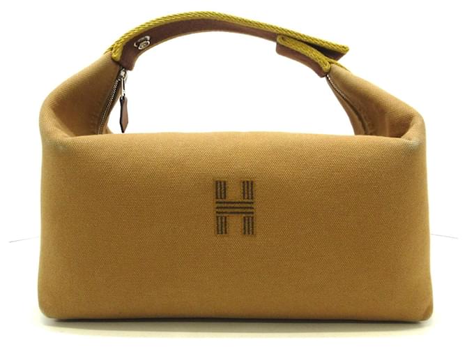 Hermès Bride À Brac Brown Cloth  ref.1085307