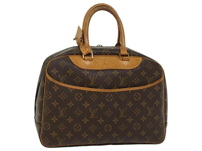 Bolsa M LOUIS VUITTON Monogram Deauville M47270 LV Auth ar10350b Monograma Lona  ref.1085540