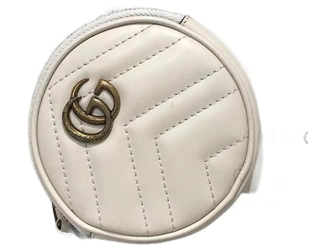 Marmont GUCCI  Purses, wallets & cases T.  leather White  ref.1085712