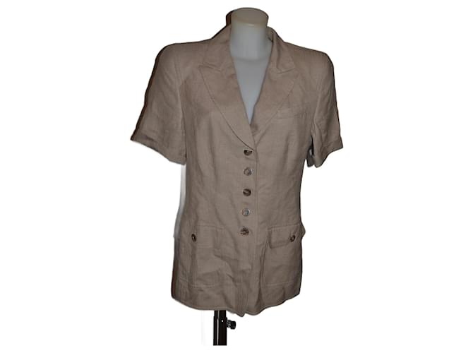 Rena Lange Jacket Brown Silk Synthetic  ref.1085797