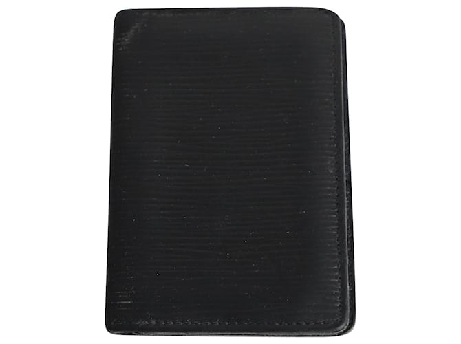 Organizer tascabile Louis Vuitton in pelle nera Nero  ref.1085907