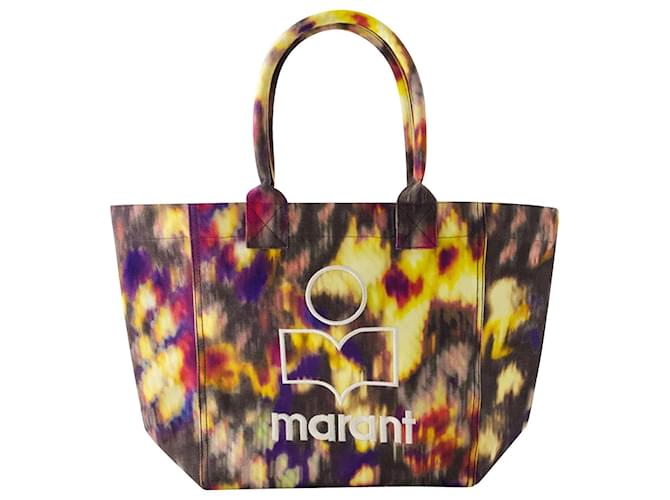 Small Yenky Shopper Bag - Isabel Marant - Cotton - Orange  ref.1085929