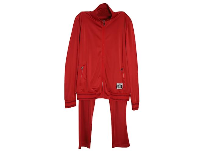 Fato de treino Dolce & Gabbana em poliéster vermelho  ref.1086007