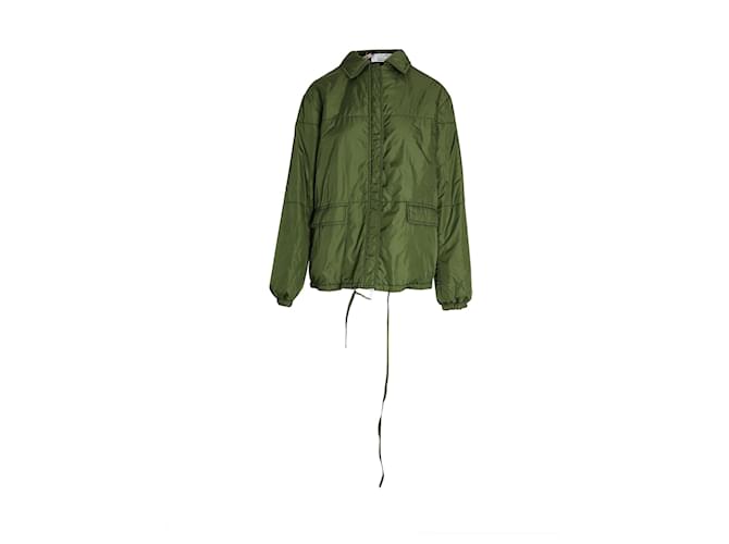 Marni Hooded Waterproof Jacket in Green Viscose Cellulose fibre  ref.1086048