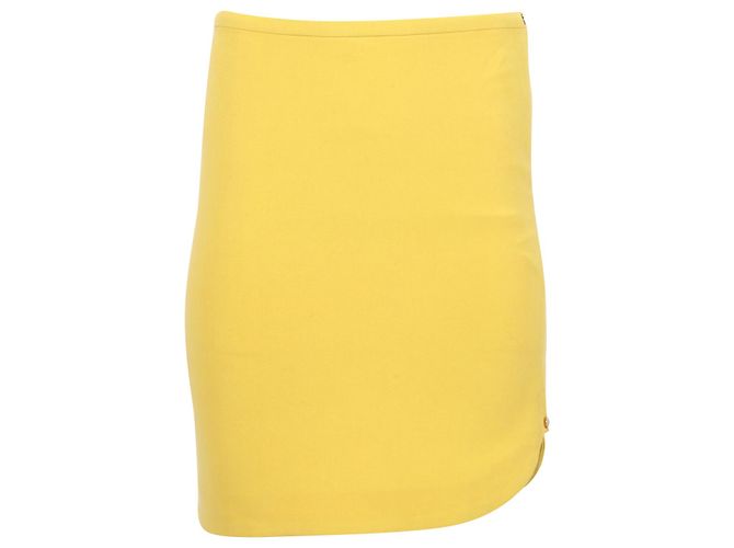 Ba&Sh Dora Minirock aus gelbem Polyester