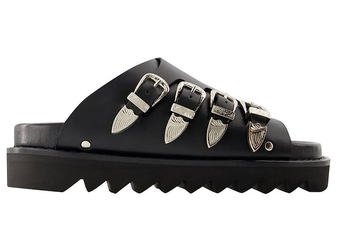 AJ1304 Sandalen - Toga Pulla - Leder - Schwarz