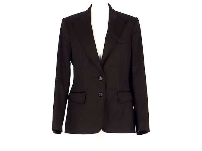 Dolce & Gabbana Chaqueta / chaqueta de sport Negro Triacetato  ref.1086257