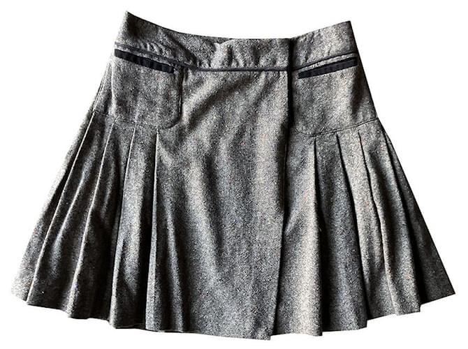 D&G Skirts Brown Multiple colors Wool  ref.1086284