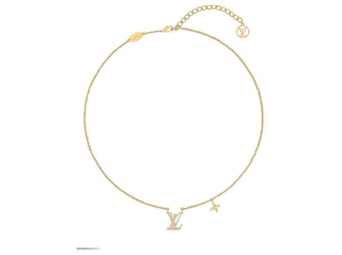 Louis Vuitton LV Halskette neu Golden Metall  ref.1086312