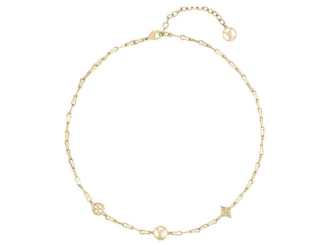 Collar Louis Vuitton Dorado de Metal