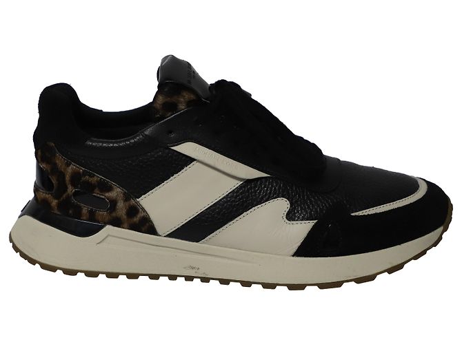 Michael Kors Sneakers mit Leopardendetails aus mehrfarbigem Leder Python drucken