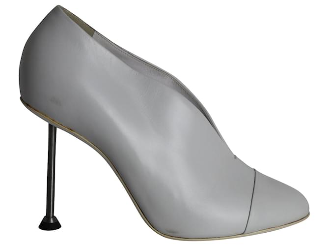 Sapatos Victoria Beckham em couro branco  ref.1086413