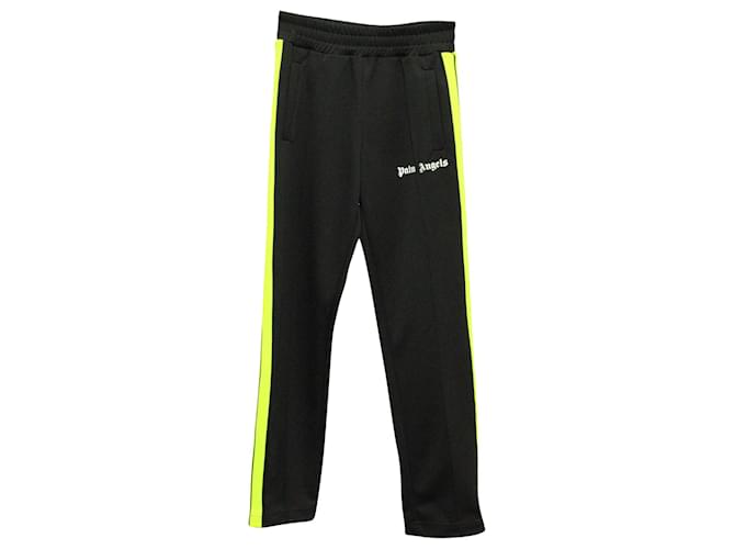 Palm Angels Palm Angles Logo Sweatpants in Black Polyester  ref.1086434