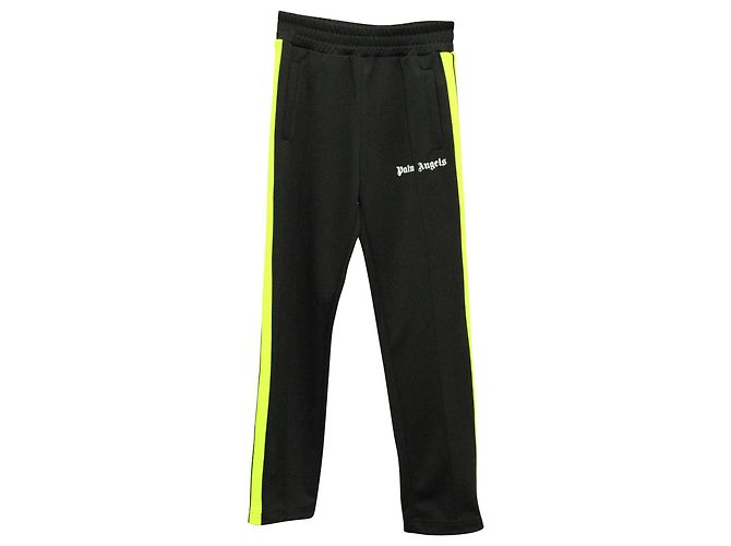 Palm Angels Palm Angles Logo Sweatpants in Black Polyester