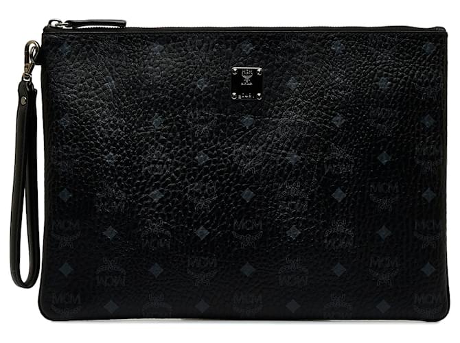 Mcm 2025 black wristlet